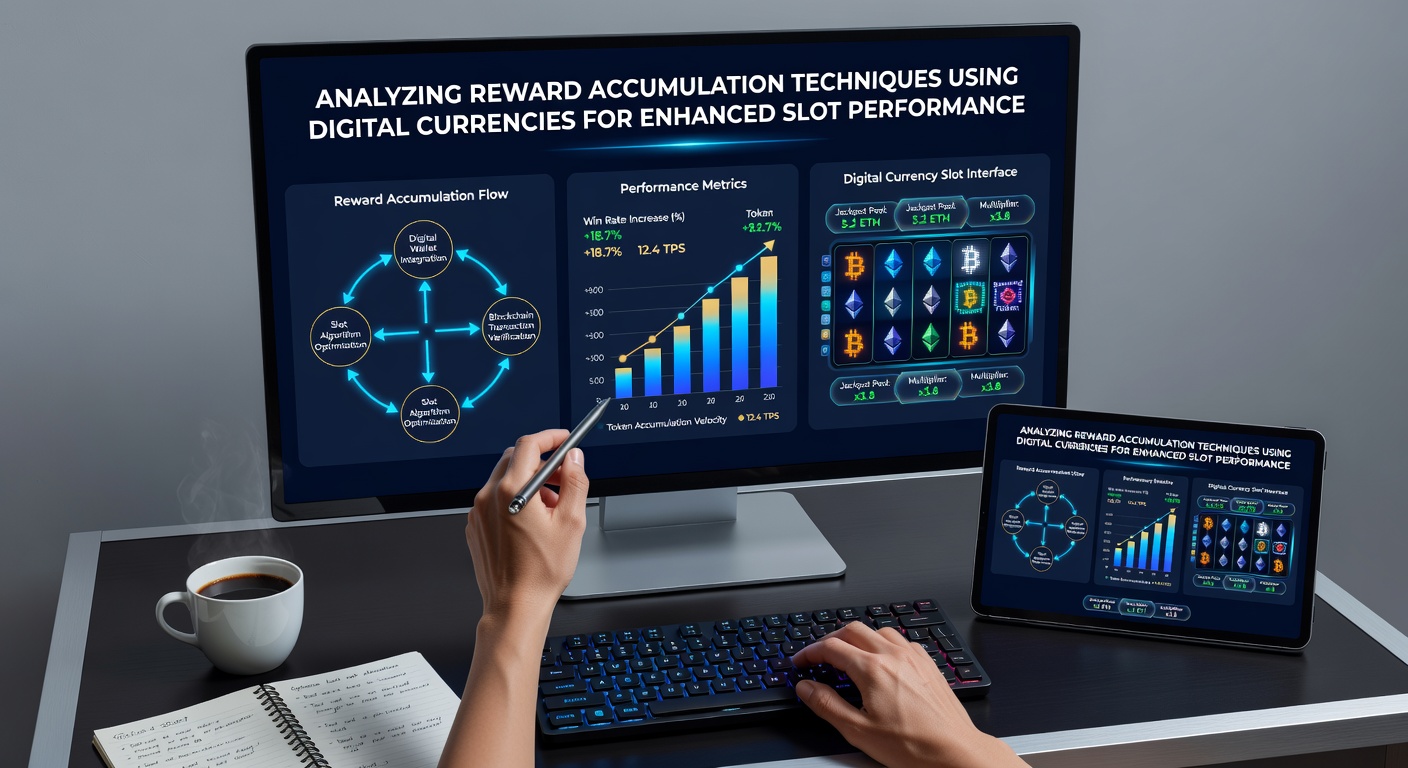 Close up view of a smartphone running a slot game with overlaid digital currency balance and reward progress indicators