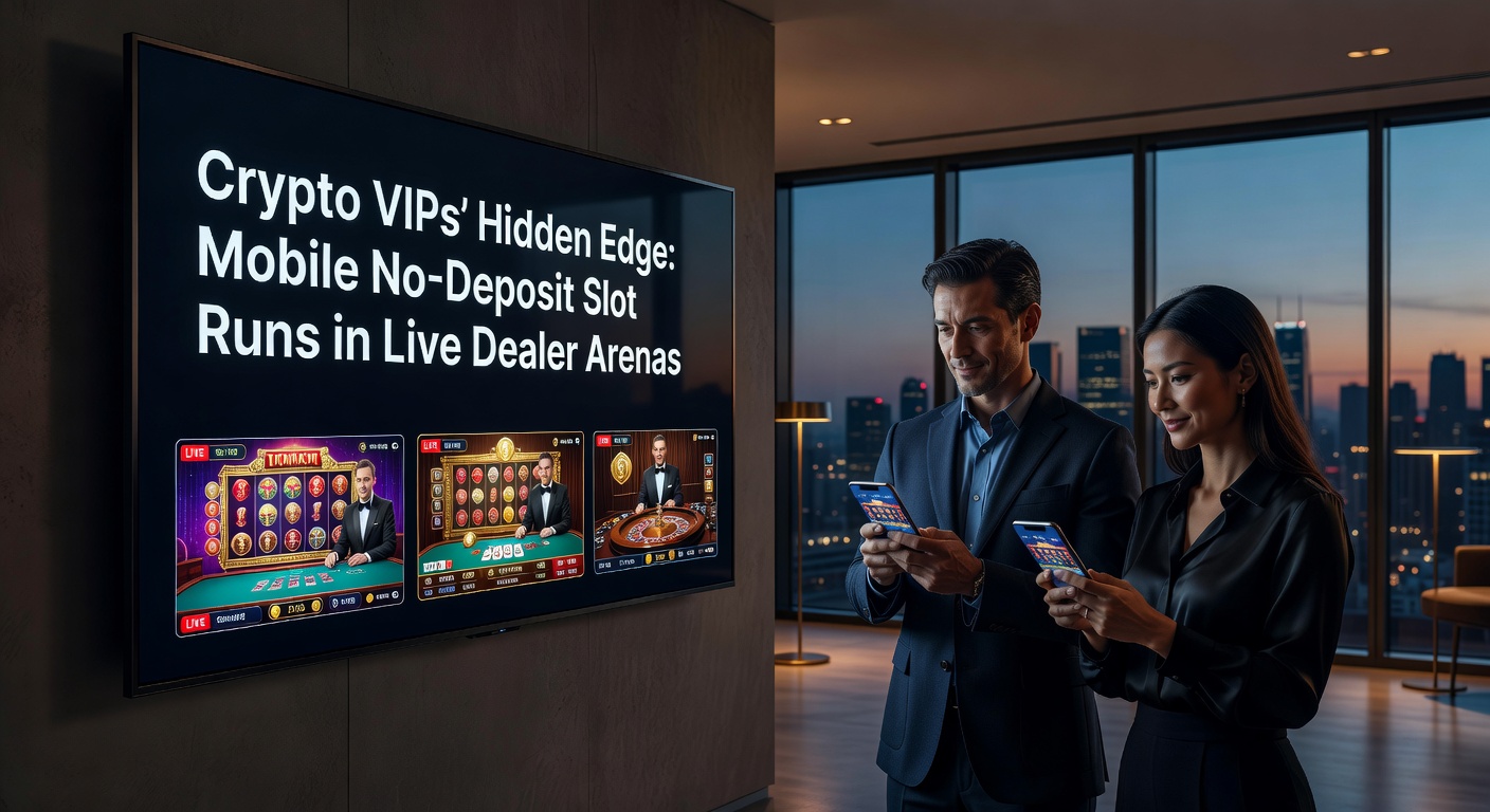 Crypto VIPs accessing mobile slots in live dealer environments, showcasing high-stakes crypto gaming interfaces on smartphones