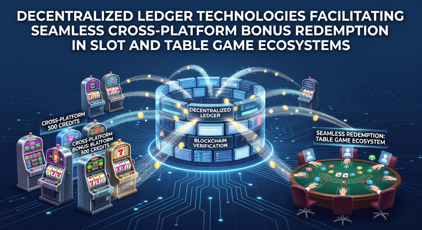 Blockchain network visualization showing interconnected gaming platforms with bonus redemption flows between slot machines and table games