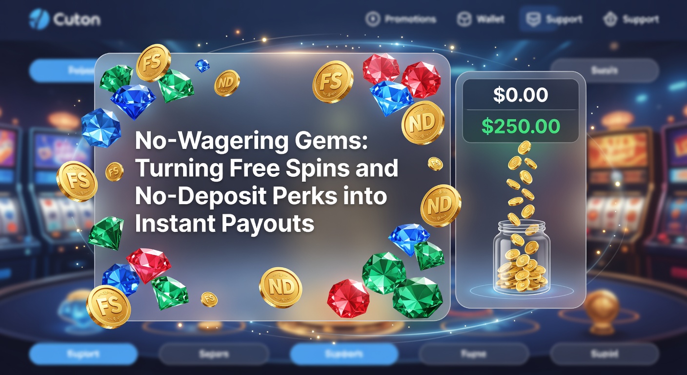 Player at a laptop celebrating a jackpot win from no-deposit spins, with instant payout notification on screen